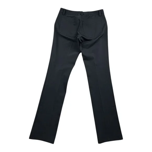 Theory Womens‎ Black Dress Pants Wool Blend Straight Leg Trousers Size 8 - Picture 2 of 7